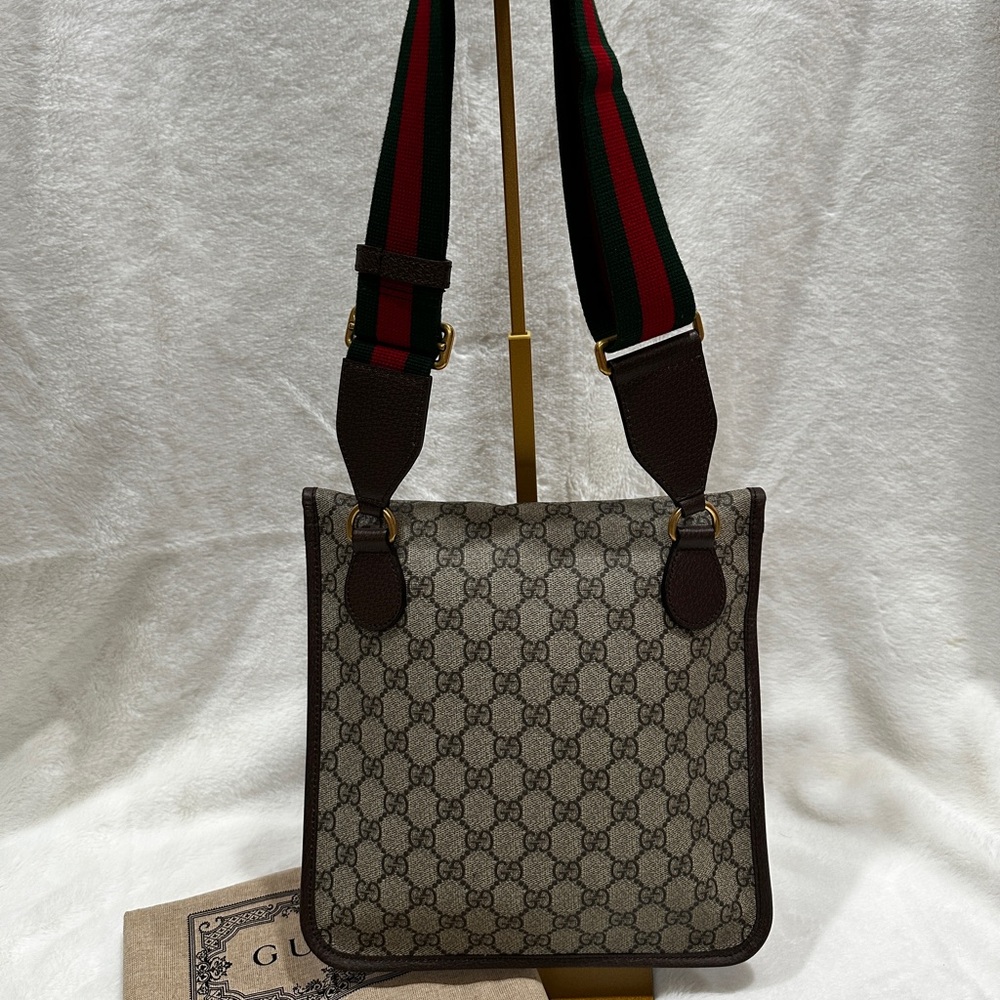 Gucci Neo Vintage Envelope Messenger GG Coated Canvas Medium   Authentic - Picture 4 of 14